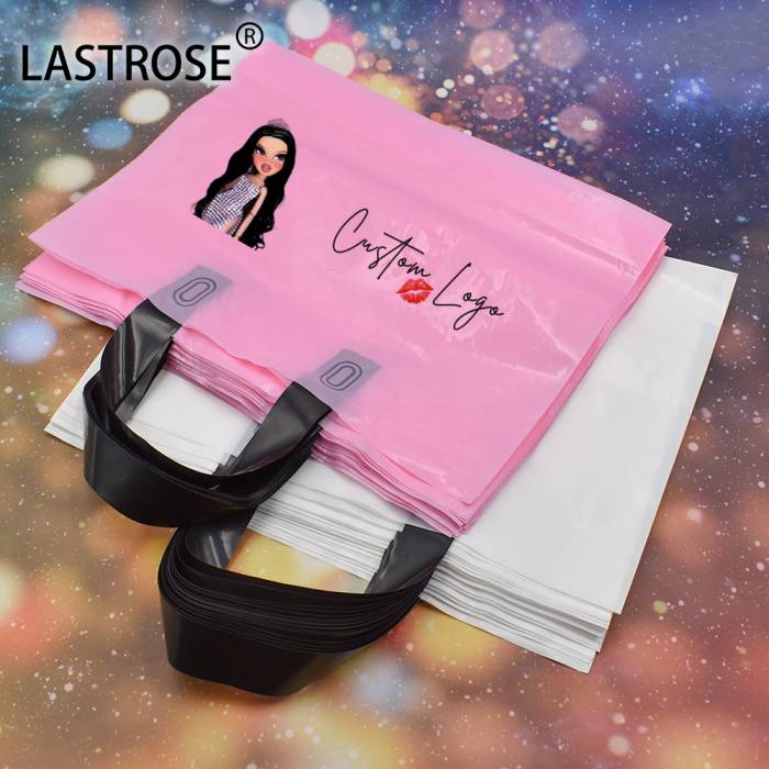 New Plastic Hand Bag Wholesale Private Label Shopping Plastic Bag Custom Plastic Bags With Logo